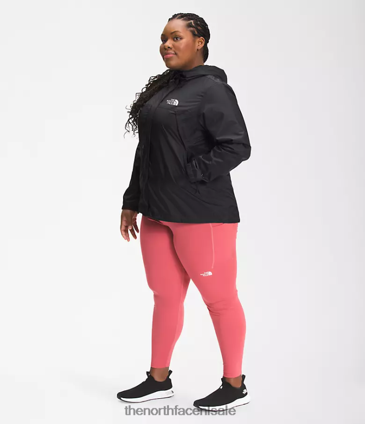 vrouwen plus antora jas The North Face P464ZN238 kleding tn zwart