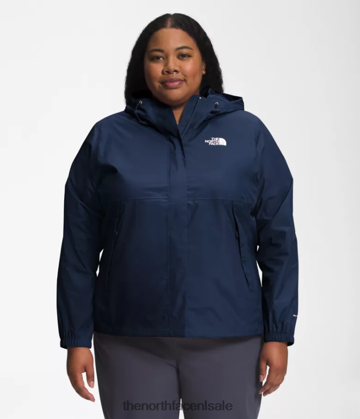 vrouwen plus antora jas The North Face P464ZN239 kleding top marine