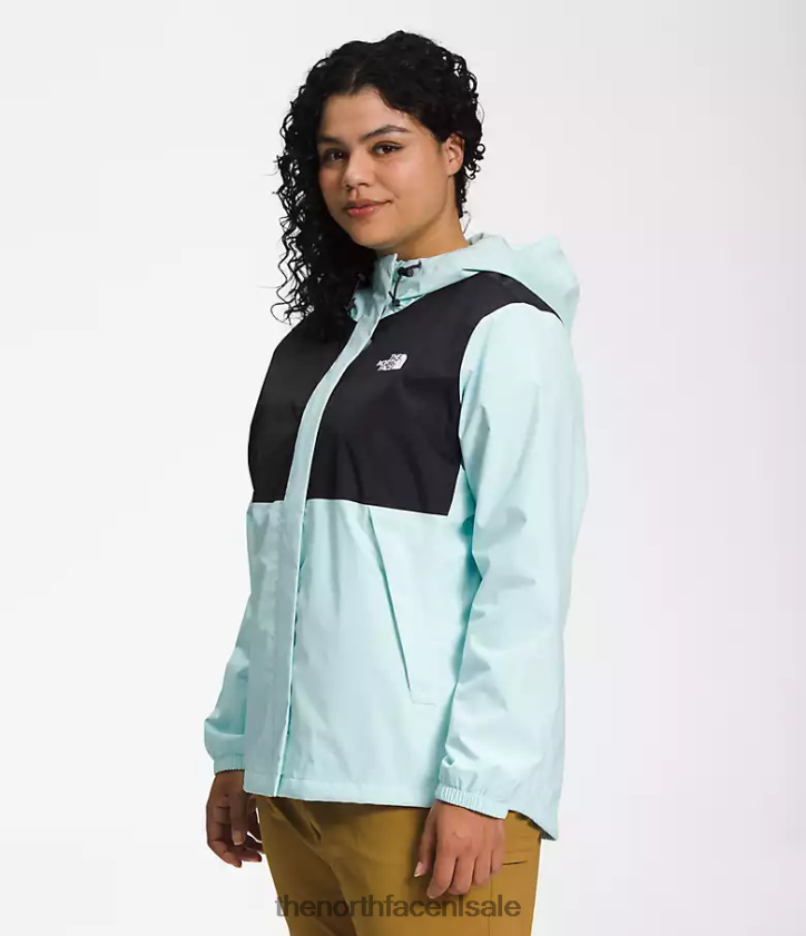 vrouwen plus antora jas The North Face P464ZN241 kleding tnf zwart/dakraamblauw