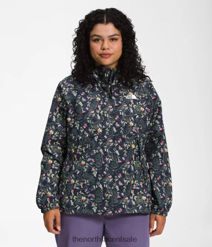 vrouwen plus antora jas The North Face P464ZN244 kleding tnf zwarte iwd-afdruk