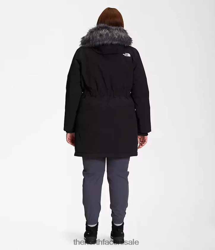 vrouwen plus arctische parka The North Face P464ZN1283 kleding tn zwart