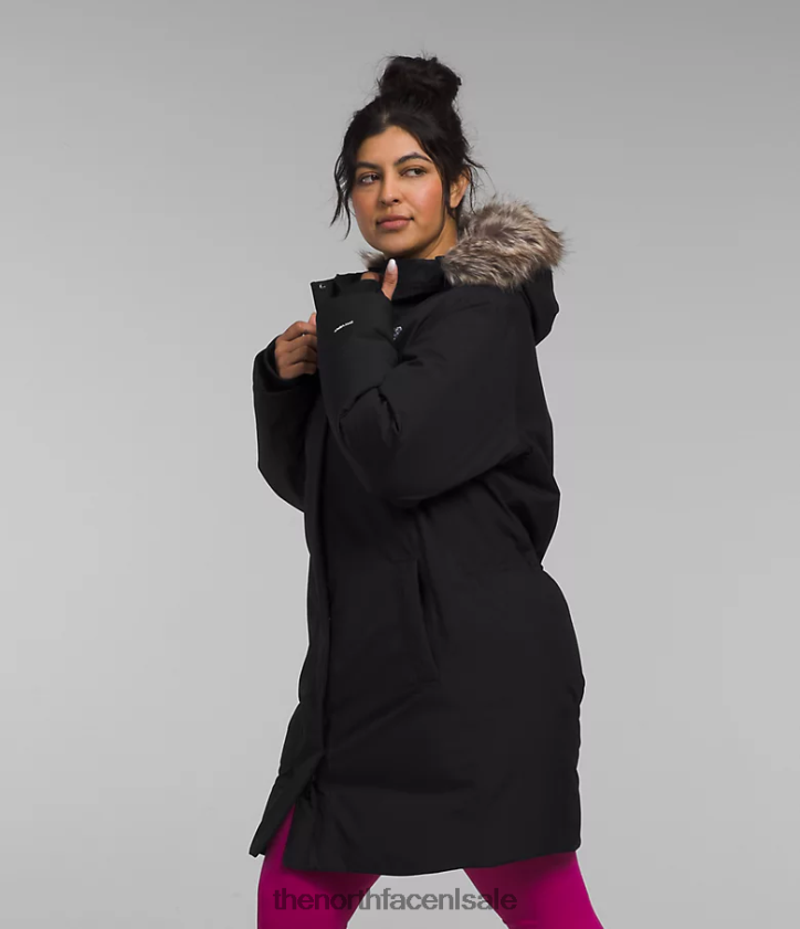 vrouwen plus arctische parka The North Face P464ZN965 kleding tn zwart