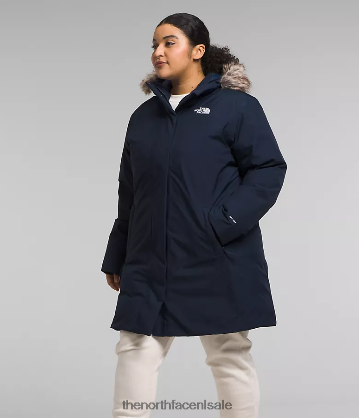 vrouwen plus arctische parka The North Face P464ZN966 kleding top marine
