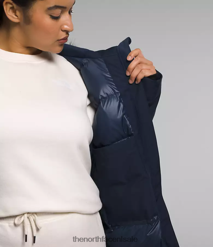 vrouwen plus arctische parka The North Face P464ZN966 kleding top marine