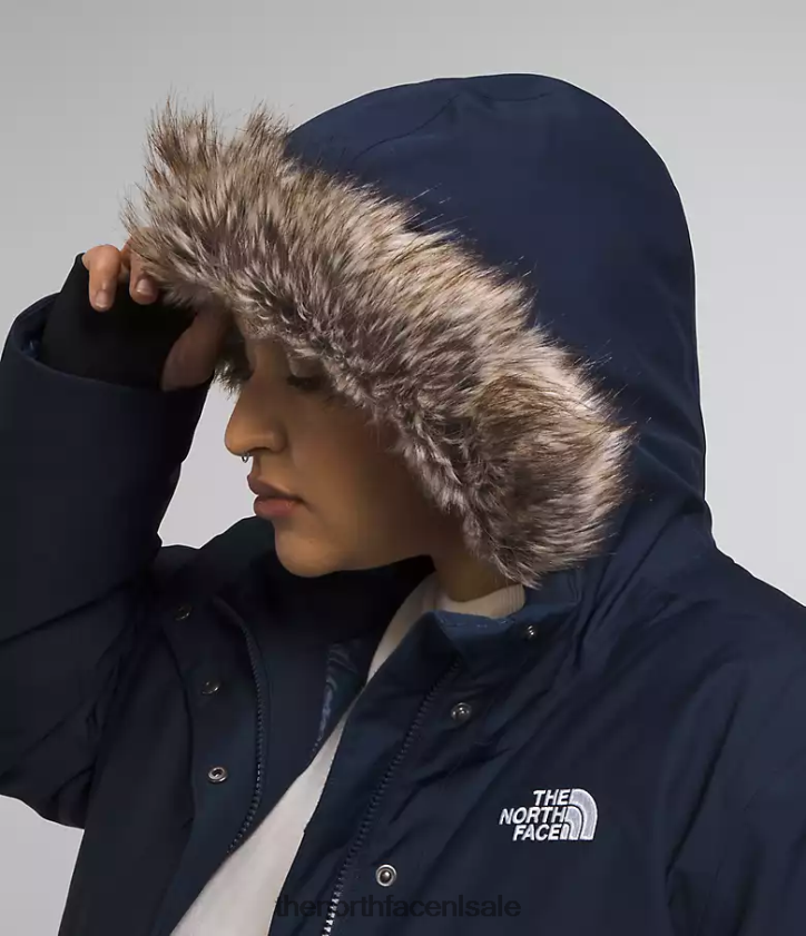vrouwen plus arctische parka The North Face P464ZN966 kleding top marine
