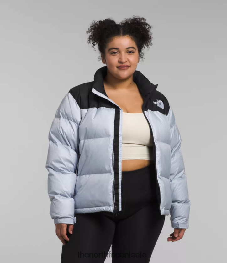 vrouwen plus retro nuptse jasje uit 1996 The North Face P464ZN797 kleding stoffige maagdenpalm/tnf zwart