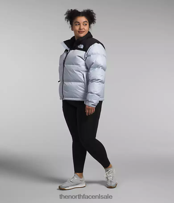 vrouwen plus retro nuptse jasje uit 1996 The North Face P464ZN797 kleding stoffige maagdenpalm/tnf zwart