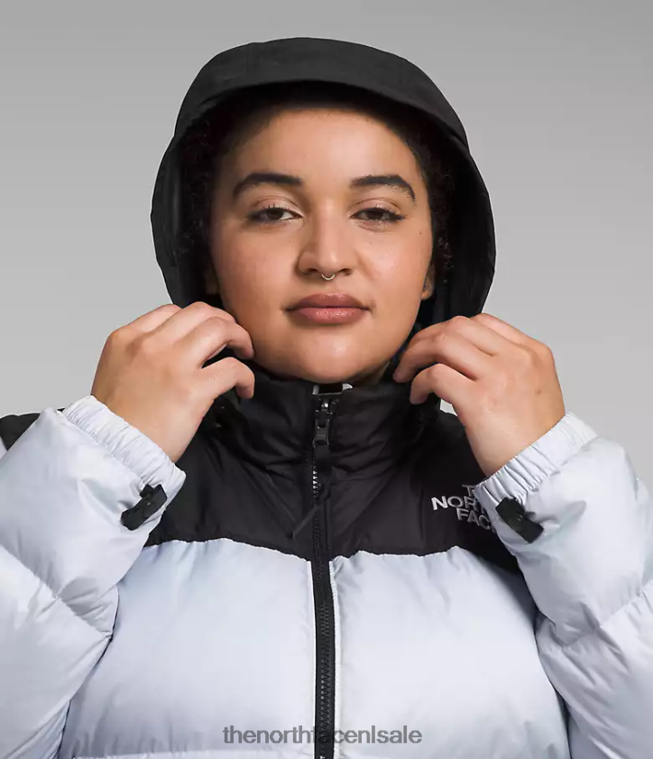 vrouwen plus retro nuptse jasje uit 1996 The North Face P464ZN797 kleding stoffige maagdenpalm/tnf zwart