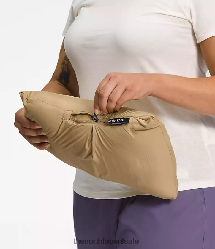 vrouwen plus retro nuptse jasje uit 1996 The North Face P464ZN800 kleding kaki steen