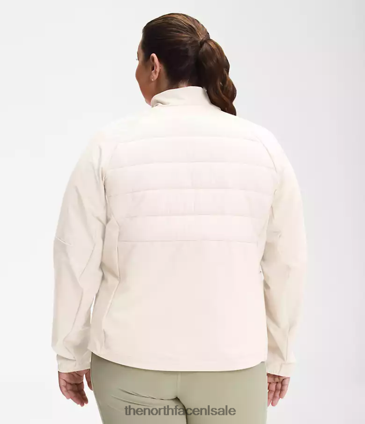 vrouwen plus shelter cove hybride jas The North Face P464ZN1145 kleding gardenia wit