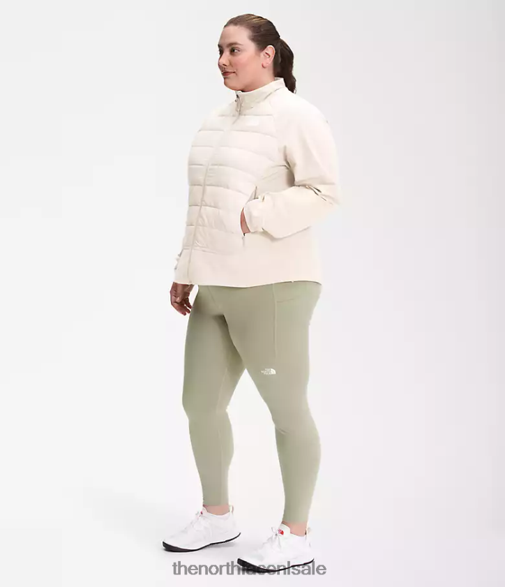 vrouwen plus shelter cove hybride jas The North Face P464ZN1145 kleding gardenia wit