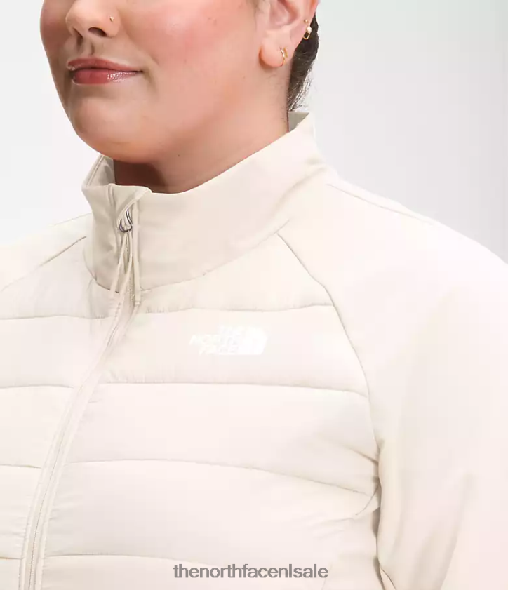 vrouwen plus shelter cove hybride jas The North Face P464ZN1145 kleding gardenia wit