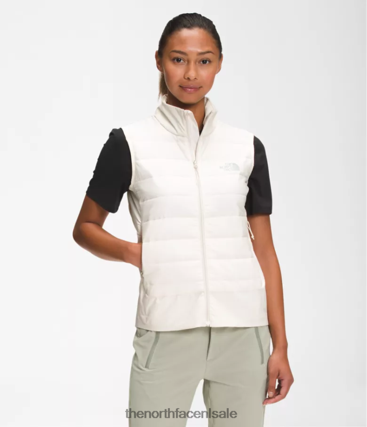vrouwen schuilplaats vest The North Face P464ZN566 kleding gardenia wit