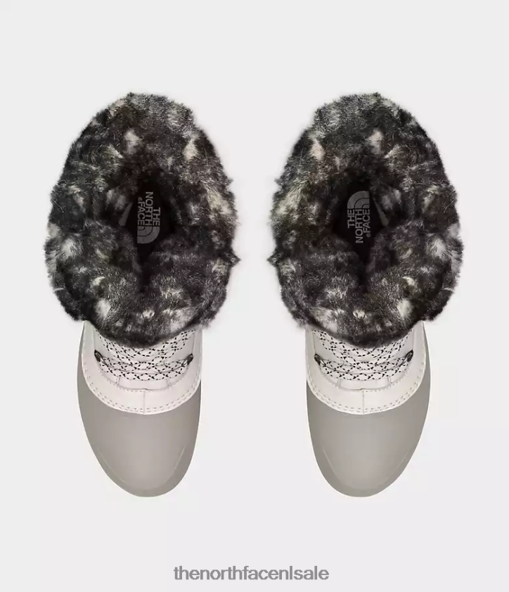 vrouwen shellista iv luxe waterdichte laarzen The North Face P464ZN904 schoenen gardenia wit/zilvergrijs