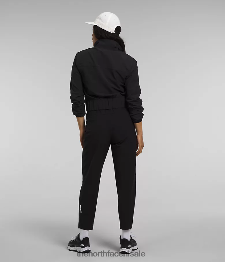 vrouwen tekware grid met volledige ritssluiting The North Face P464ZN568 kleding tn zwart