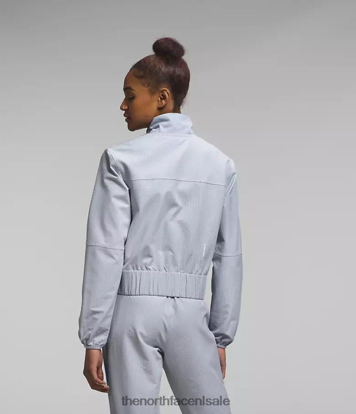 vrouwen tekware grid met volledige ritssluiting The North Face P464ZN569 kleding stoffige maagdenpalmheide