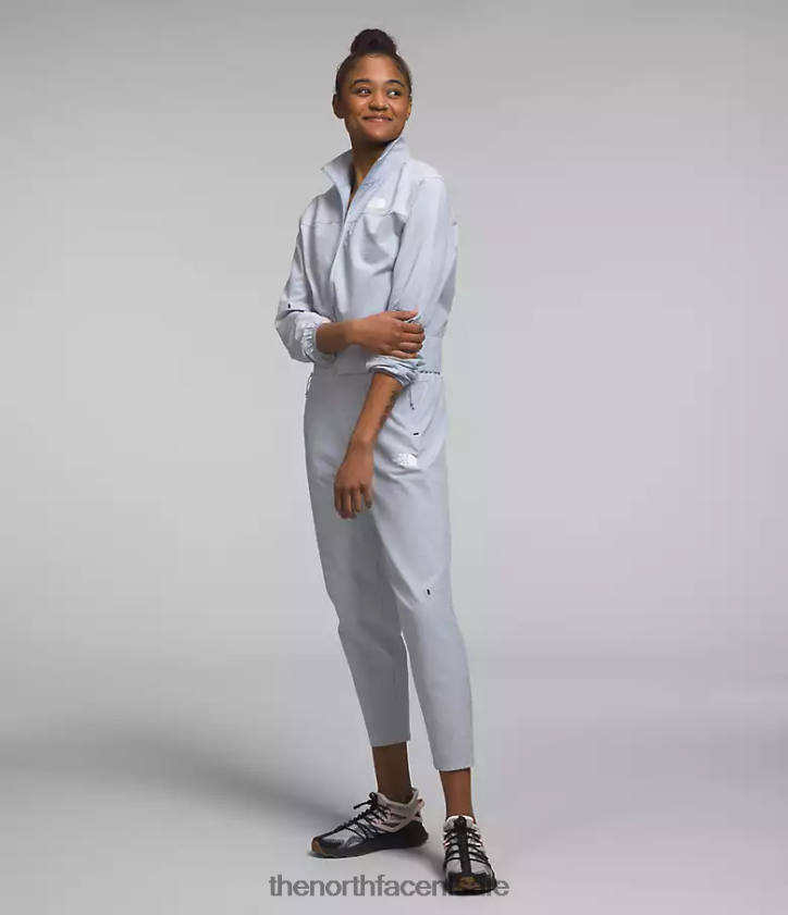 vrouwen tekware grid met volledige ritssluiting The North Face P464ZN569 kleding stoffige maagdenpalmheide