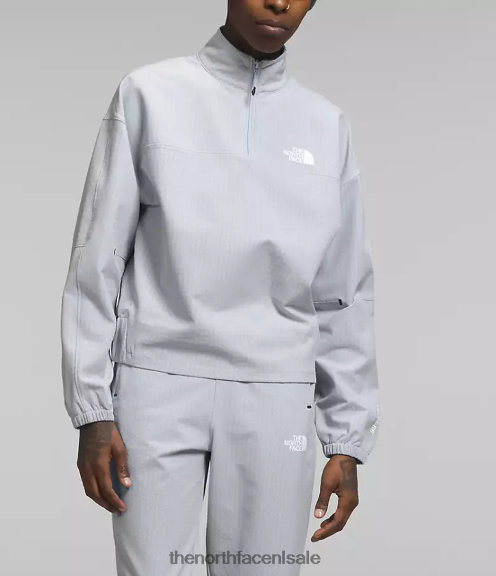 vrouwen tekware raster 1/4 ritssluiting The North Face P464ZN248 kleding stoffige maagdenpalmheide