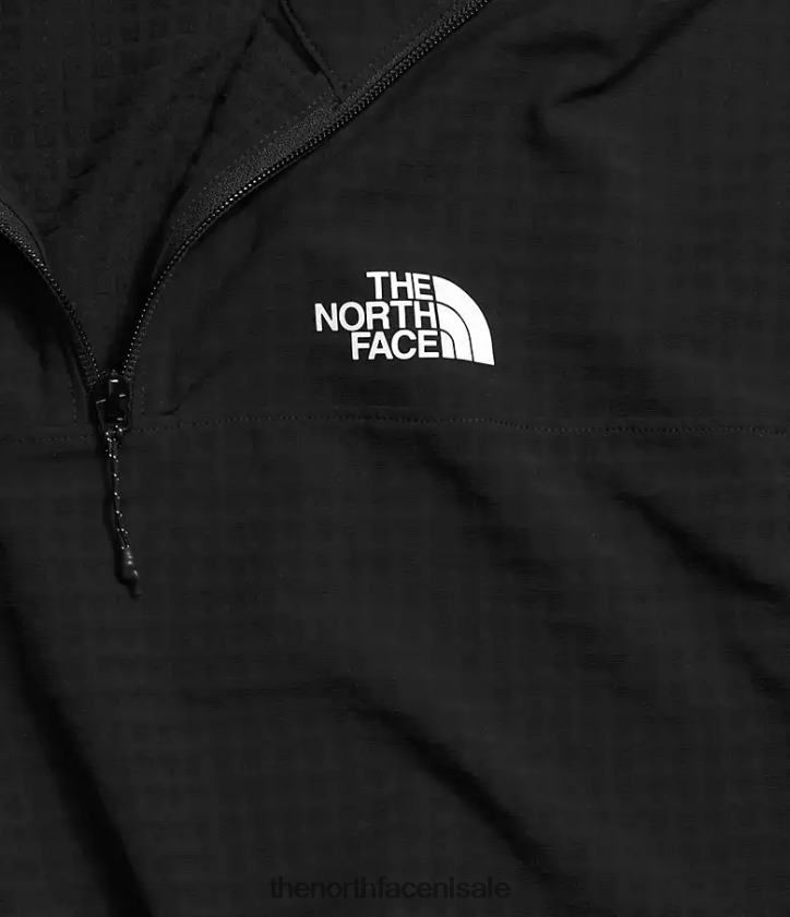vrouwen tekware raster 1/4 ritssluiting The North Face P464ZN249 kleding tn zwart