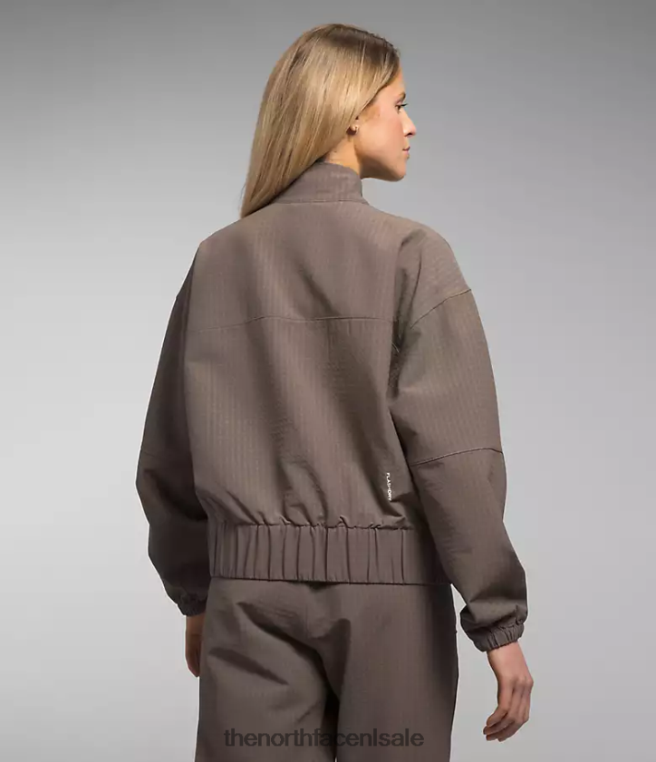 vrouwen tekware raster 1/4 ritssluiting The North Face P464ZN250 kleding valk bruin