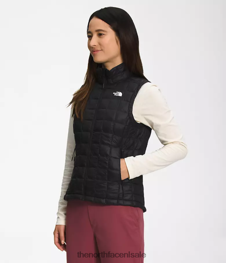 vrouwen thermoball ecovest 20 The North Face P464ZN511 kleding tn zwart