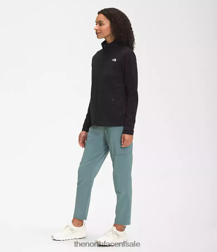 vrouwen tka gletsjerjack met volledige ritssluiting The North Face P464ZN618 kleding tn zwart