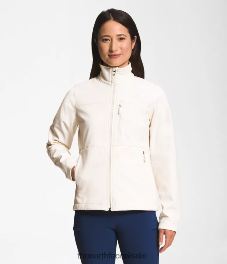 vrouwen top bionische jas The North Face P464ZN969 kleding gardenia wit