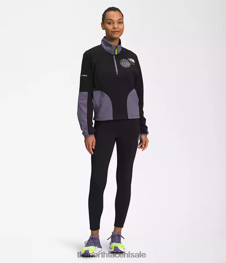 vrouwen trailwear fantasie ridge-zip The North Face P464ZN1181 kleding tnf zwart/maanleisteen