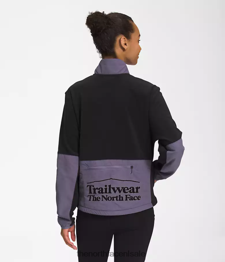 vrouwen trailwear fantasie ridge-zip The North Face P464ZN1181 kleding tnf zwart/maanleisteen