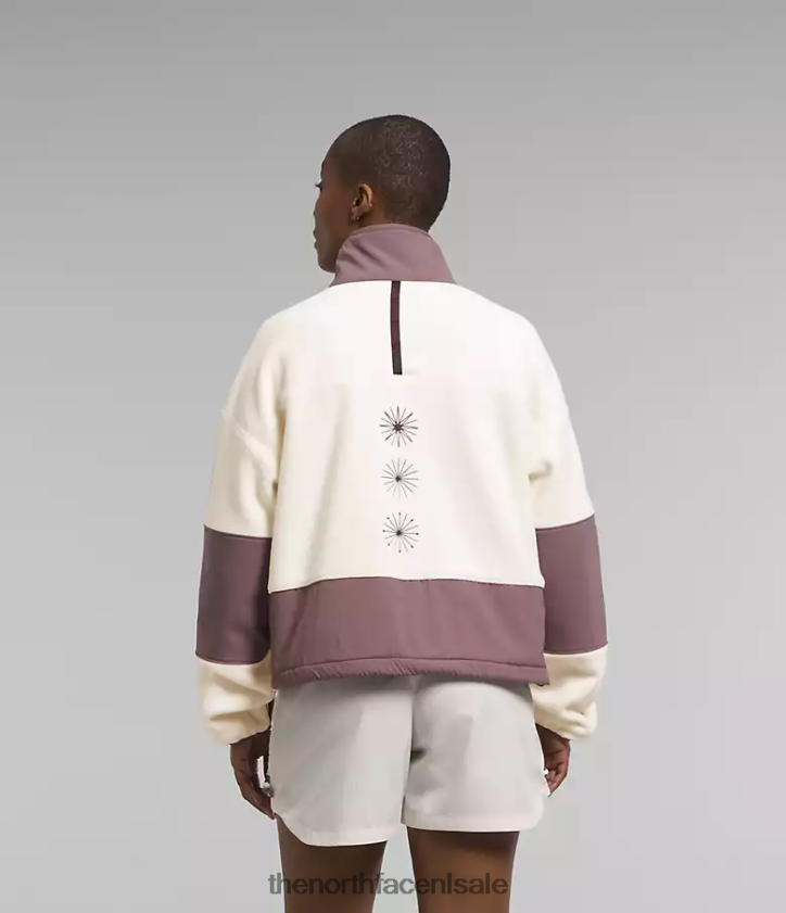 vrouwen trailwear fantasy ridge flash-zip The North Face P464ZN54 kleding gardenia wit/reegrijs