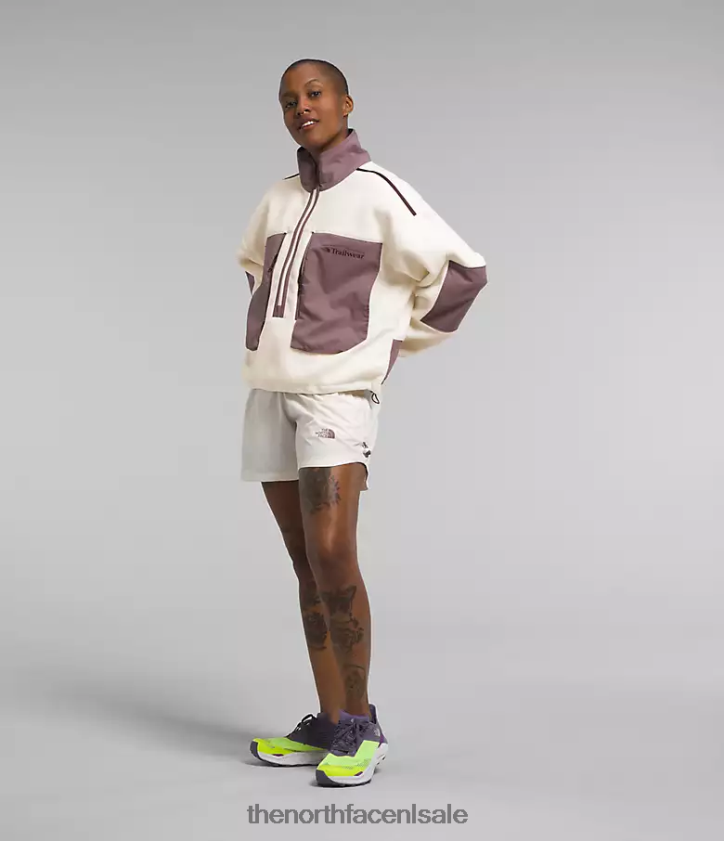 vrouwen trailwear fantasy ridge flash-zip The North Face P464ZN54 kleding gardenia wit/reegrijs