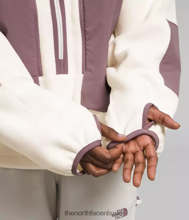 vrouwen trailwear fantasy ridge flash-zip The North Face P464ZN54 kleding gardenia wit/reegrijs