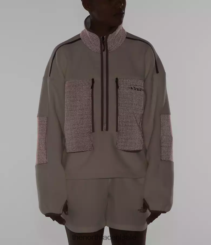 vrouwen trailwear fantasy ridge flash-zip The North Face P464ZN54 kleding gardenia wit/reegrijs