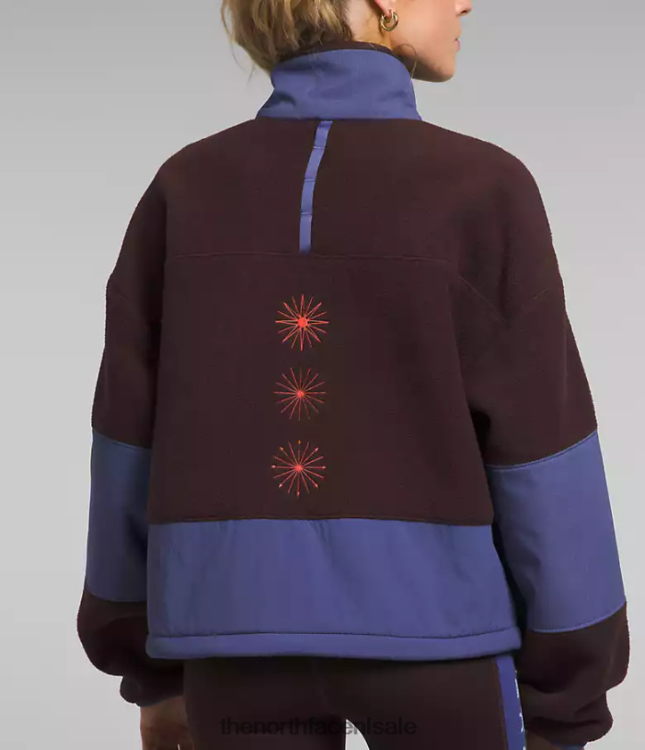 vrouwen trailwear fantasy ridge flash-zip The North Face P464ZN55 kleding kolenbruin/grotblauw