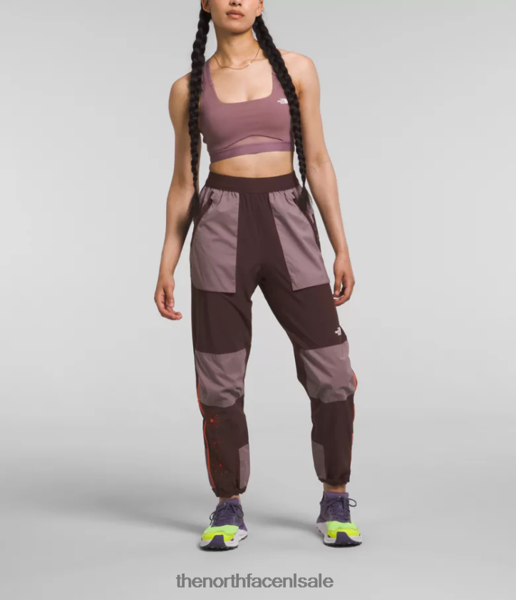 vrouwen trailwear okt flash-joggingbroek The North Face P464ZN853 kleding steenkoolbruin/fawn grijs