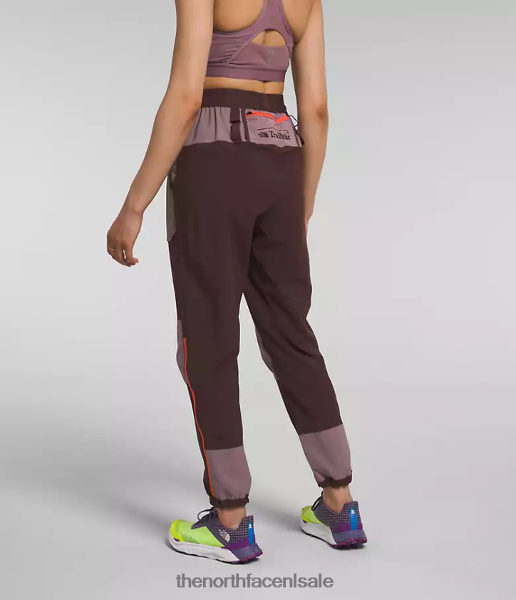 vrouwen trailwear okt flash-joggingbroek The North Face P464ZN853 kleding steenkoolbruin/fawn grijs