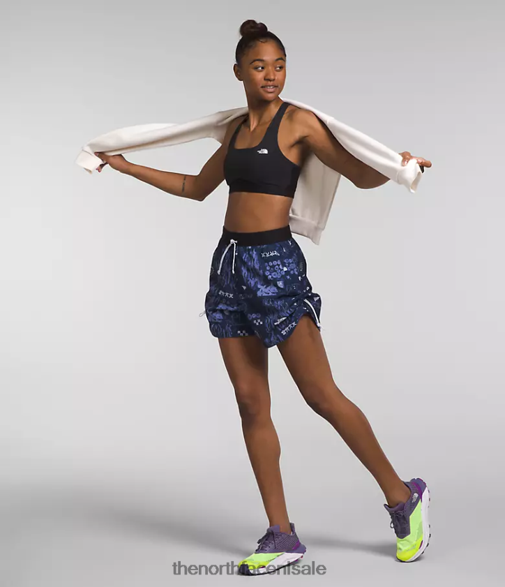 vrouwen trailwear okt trailshort The North Face P464ZN625 kleding top marine natuur remix print