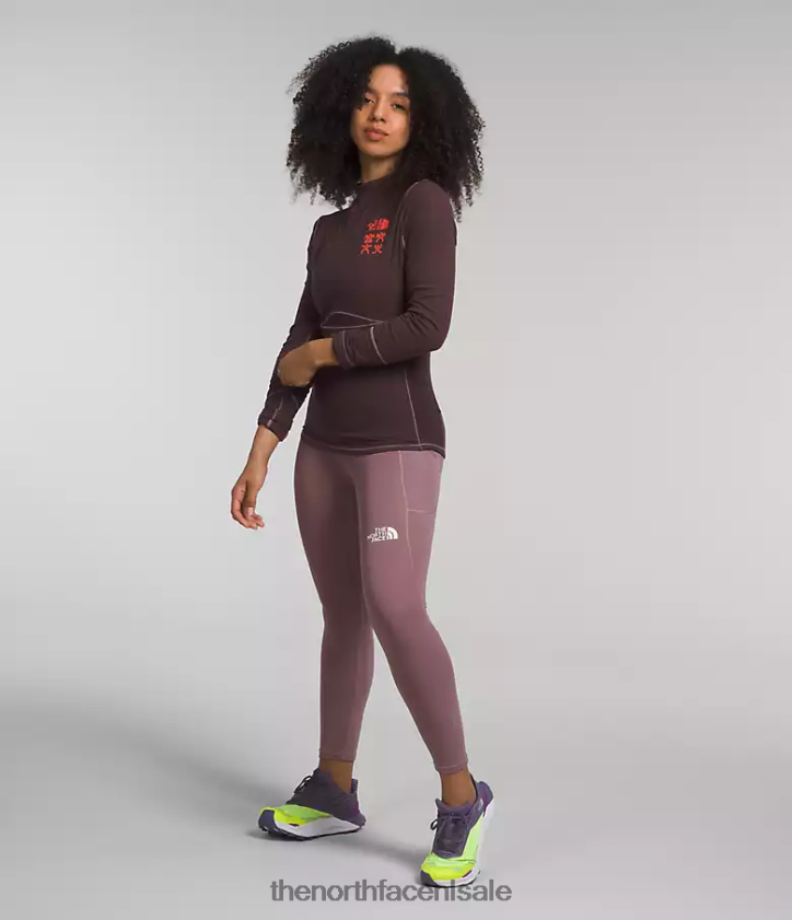 vrouwen trailwear ursa major met lange mouwen The North Face P464ZN1147 kleding steenkool bruin