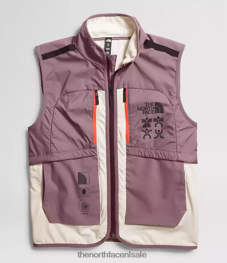 vrouwen trailwear winterwarm flitsvest The North Face P464ZN1141 kleding gardenia wit/reegrijs