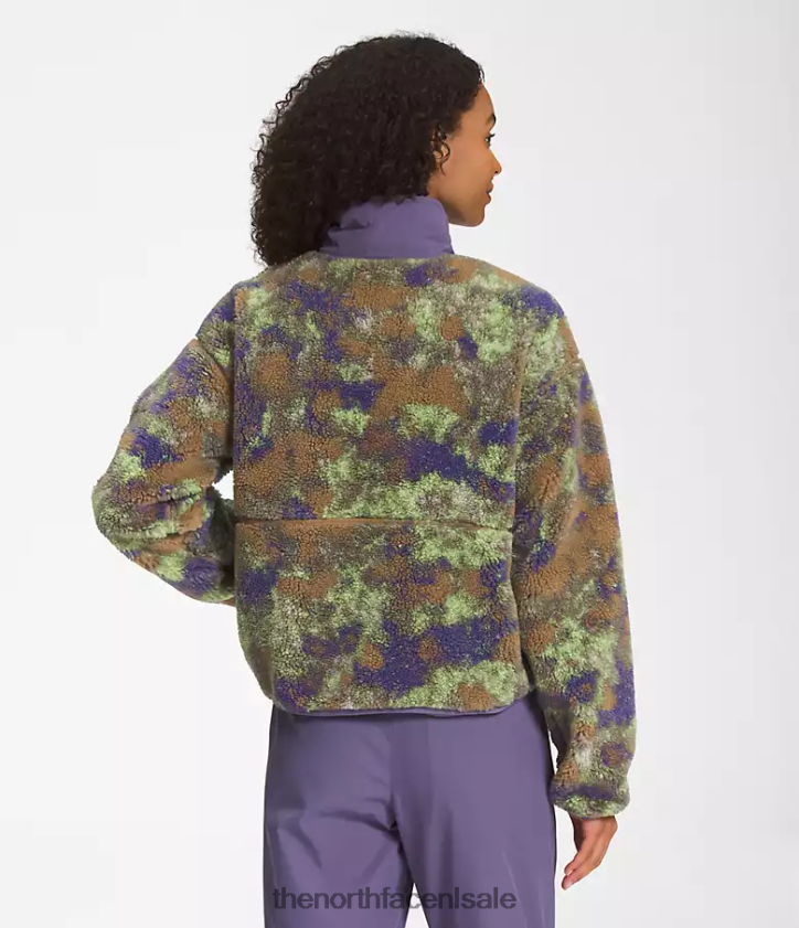 vrouwen trui met extreme pool The North Face P464ZN806 kleding Utility bruin gestippelde kampprint