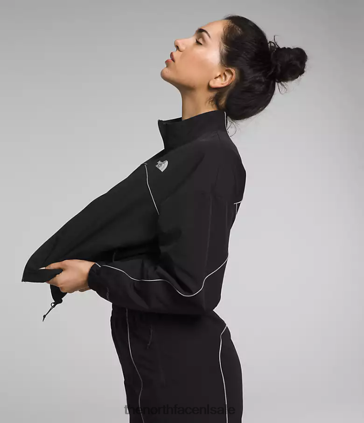 vrouwen windjack met tek-bies The North Face P464ZN733 kleding tn zwart