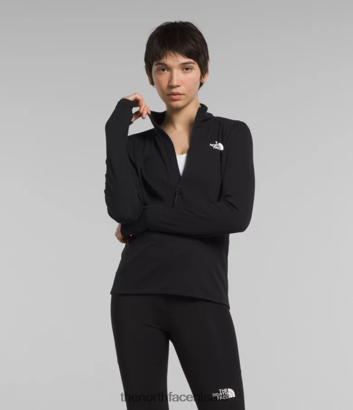 vrouwen zonsopgang -zip The North Face P464ZN1182 kleding tn zwart